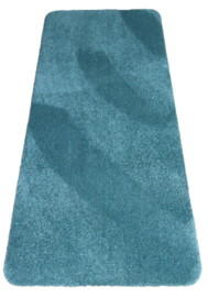 Badkamermat / loper Soft blauw groen 60cm x 150cm antislip