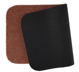 Wastafelmat - Badkamermat Soft zalm oud roze 40cm x 80cm antislip