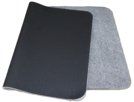 Badmat Soft grijs 60cm x 100cm antislip