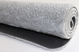 Wastafelmat - Badkamermat Soft grijs 70cm x 130cm antislip (maatwerk)