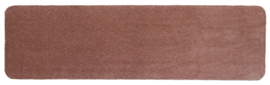 Badkamermat / loper Soft zalm oud roze 50cm x 180cm antislip