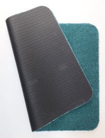 Badmat Soft blauw groen 60cm x 80cm antislip