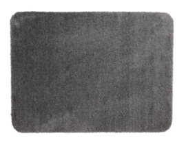 Badmat Soft zwart antraciet 60cm x 80cm antislip