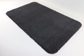 Badkamermat - WC mat Soft zwart antraciet 50cm x 80cm antislip