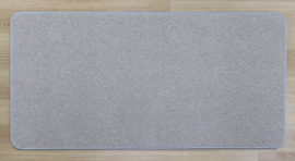 Wollen - Vloerkleed - Loper - Diva - grijs - bruin - 60x150cm