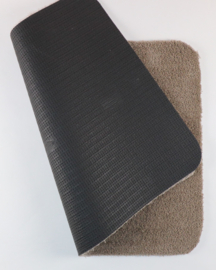 Badkamermat - WC mat Soft beige taupe 50cm x 70cm antislip