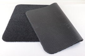Badmat Soft zwart antraciet 60cm x 100cm antislip