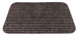 Heavy duty ribbel bruin beige taupe 39,5x60cm antislip