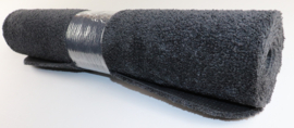 Badkamermat / loper Soft zwart antraciet 80cm x 140cm antislip