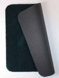 Badkamermat - WC mat Soft donker groen 60cm x 60cm antislip