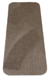Wastafelmat - Badkamermat Soft beige taupe 40cm x 100cm antislip