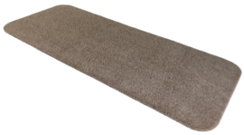 Wastafelmat - Badkamermat Soft beige taupe 40cm x 100cm antislip