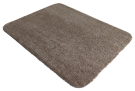 Badkamermat - WC mat Soft beige taupe 50cm x 70cm antislip