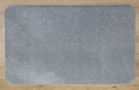 Wastafelmat - Badkamermat Soft grijs 70cm x 130cm antislip (maatwerk)