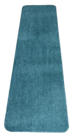 Badkamermat / loper Soft blauw groen 50cm x 180cm antislip