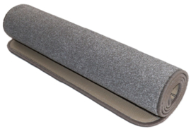 Vloerkleed - Mat - Mona - licht grijs taupe - 60x120cm