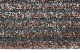 Keukenmat - loper - Heavy Duty - donker bruin zwart - 40x180cm - antislip