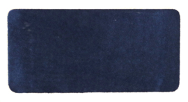 Wastafelmat - Badkamermat Soft marine blauw 60cm x 140cm antislip