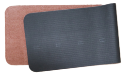 Badkamermat / loper Soft zalm oud roze 50cm x 180cm antislip