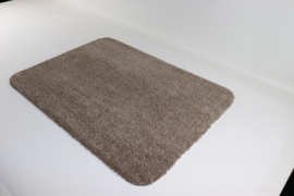 Badkamermat - WC mat Soft beige taupe 55cm x 70cm antislip