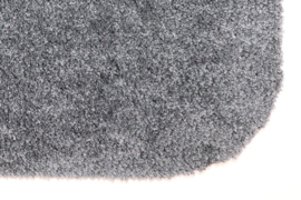 Wastafelmat - Badkamermat Soft donker grijs 70cm x 130cm antislip (maatwerk)