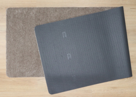 Badkamermat / loper Soft beige taupe 60cm x200cm antislip