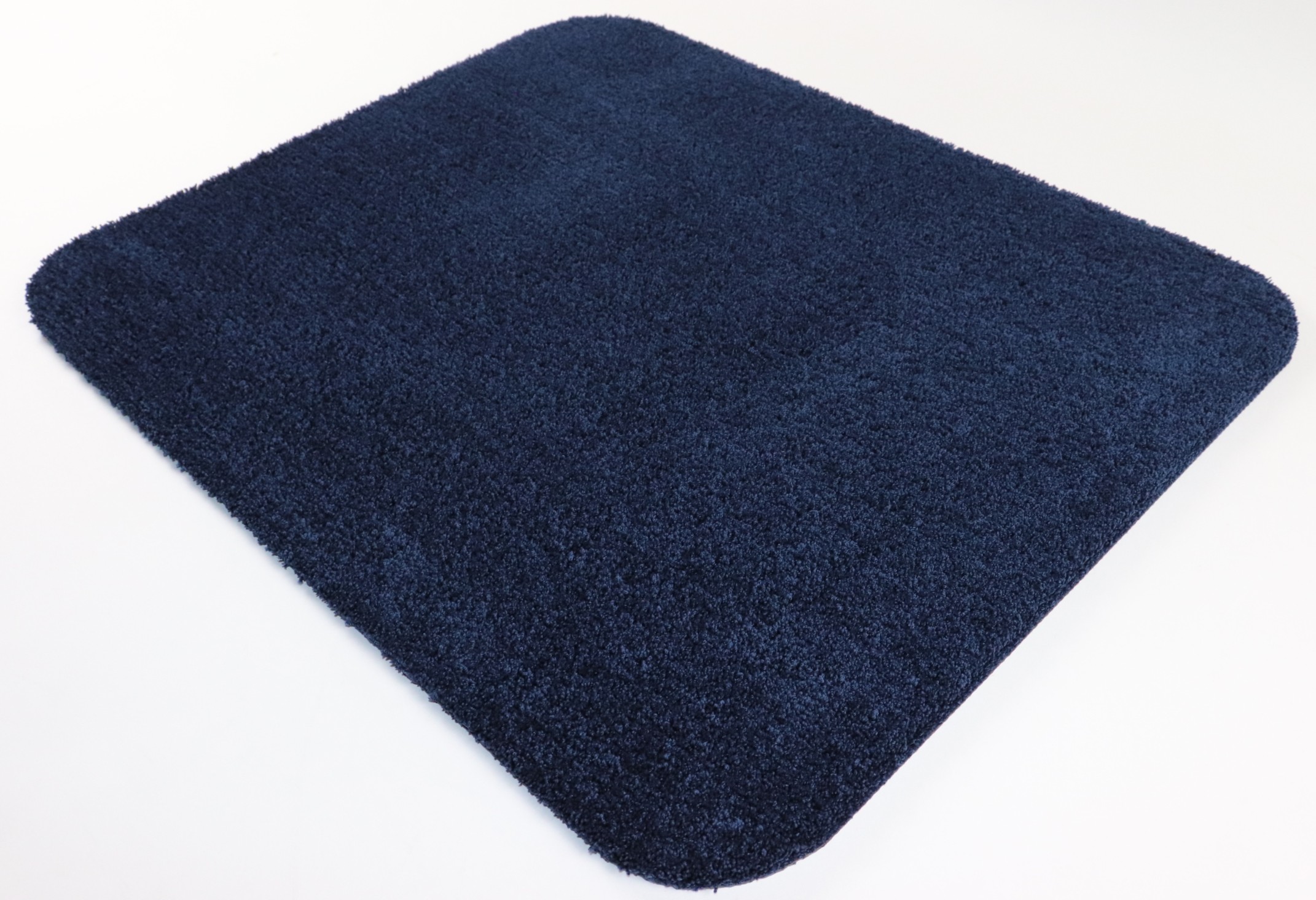 Badkamermat - WC mat - Hangend toiletmat - Soft - donker blauw - 50x60cm - antislip