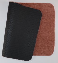 Badkamermat - WC mat Soft zalm oud roze 50cm x 80cm antislip