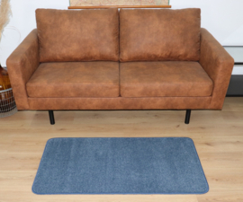 Vloerkleed - Mat - Mona - jeans blauw - 60x120cm