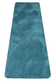 Badkamermat - WC mat Soft blauw groen 60cm x 180cm antislip