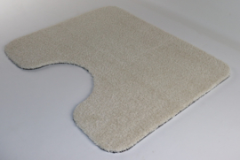 WC mat Soft wit 50x60 antislip met uitsparing 21cm