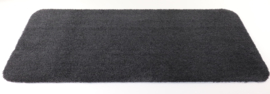 Wastafelmat - Badkamermat Soft zwart antraciet 40cm x 100cm antislip