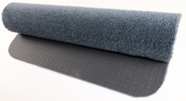 Wastafelmat - Badkamermat Soft donker grijs 70cm x 130cm antislip (maatwerk)