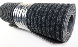 Keukenmat - loper - Heavy Duty - zwart - antraciet - 40x180cm - antislip