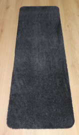 Badkamermat / loper Soft zwart antraciet 50cm x 150cm antislip