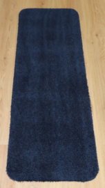 Wastafelmat Soft marine blauw 40x120cm