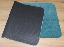 Wastafelmat - Badkamermat Soft blauw groen 60cm x 120cm antislip