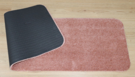 Wastafelmat Soft zalm oud roze 40x120cm