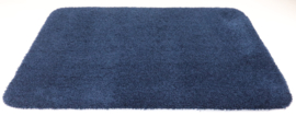 Badkamermat - WC mat Soft marine blauw 50cm x 80cm antislip