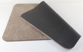 Soft - XL - Badmat - beige - taupe - 80x90cm - antislip
