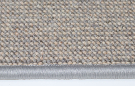 Wollen - Vloerkleed - Loper - Diva - grijs - bruin - 60x150cm