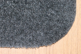 Badkamermat / loper Soft donker grijs 60cm x 180cm antislip