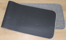 Badlamermat - Loper Soft grijs 40x150 antislip