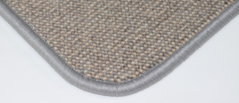 Wollen - Vloerkleed - Loper - Diva - grijs - bruin - 60x150cm