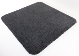 Badkamermat - WC mat Soft zwart antraciet 60cm x 60cm antislip