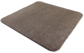 Badkamermat - WC mat Soft beige taupe 60x60 antislip