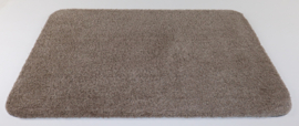 Badkamermat - WC mat Soft beige taupe 50cm x 70cm antislip