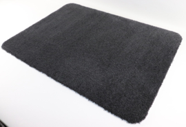 Badmat Soft zwart antraciet 60cm x 80cm antislip