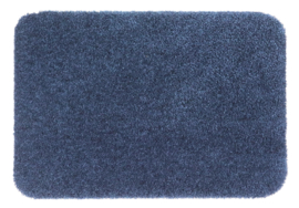 Badmat - WC mat Soft marine blauw 40x60 antislip
