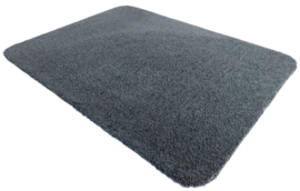 Badmat Soft donker grijs 60cm x 80cm antislip